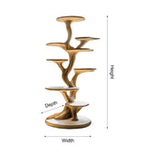 Silvae Sculpted Solid Wood Tree-Inspired Cat Tree Shelf - Timberustic Tree-Inspired Cat Tree Shelf