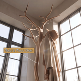 Silverbark Handcrafted Sculpted Solid Wood Tree Coat Rack