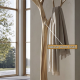 Silverbloom Sculpted Solid Wood Tree Coat Rack - Timberustic Tree Coat Rack