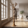 Silverpine Handcrafted Sculpted Solid Wood Tree Coat Rack - Timberustic Tree Coat Rack