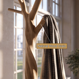 Silverpine Handcrafted Sculpted Solid Wood Tree Coat Rack - Timberustic Tree Coat Rack