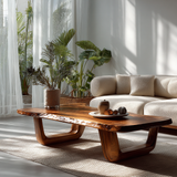 Solace Drift Live Edge Solid Wood Coffee Table