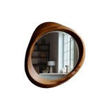 Solaceform Artisan-Crafted Solid Wood Mirror