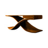 Solara Wave Handcrafted Wood Console Table