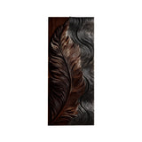 Solaryn Sculpted Solid Wood Wall Art Dark Walnut - Timberustic Wall Art