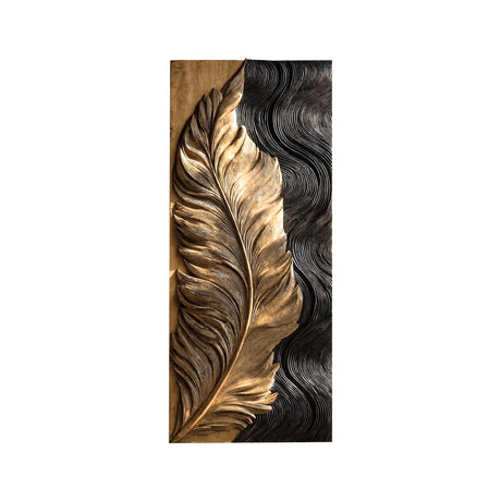 Solaryn Sculpted Solid Wood Wall Art Natural Oak - Timberustic Wall Art