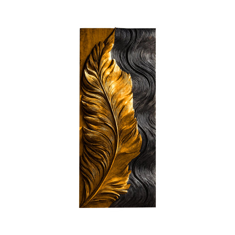 Solaryn Sculpted Solid Wood Wall Art Teak - Timberustic Wall Art