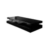 Solenne Live Edge Solid Wood Floating Bathroom Vanity with Drawers Black - Timberustic Floating Bathroom Vanity With Drawers