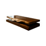 Solenne Live Edge Solid Wood Floating Bathroom Vanity with Drawers Brown - Timberustic Floating Bathroom Vanity With Drawers