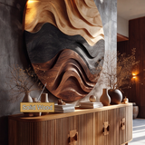 Terranova Handcrafted Solid Wood Layered Landscape Wall Art - Timberustic Wall Art