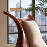 Solmirea Handcrafted Solid Wood Chaise Lounge
