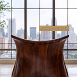 Solmirea Handcrafted Solid Wood Chaise Lounge