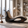 Solmirea Handcrafted Solid Wood Chaise Lounge