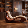 Solmirea Handcrafted Solid Wood Chaise Lounge
