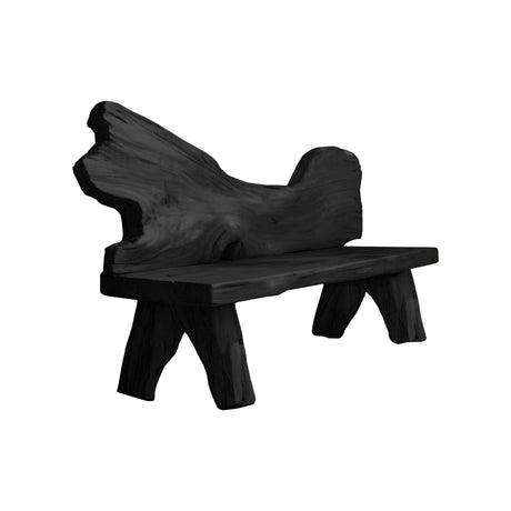 Solora Organic Modern Solid Wood Outdoor Bench