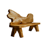 Solora Organic Modern Solid Wood Outdoor Bench