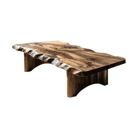 Solterra Wave Handcrafted Live Edge Coffee Table