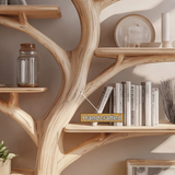 Soltree Sculpted Solid Wood Tree Bookshelf - Timberustic Tree Bookshelf