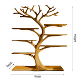 Soltree Sculpted Solid Wood Tree Bookshelf
