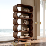 Solvane Handcrafted Solid Wood Bookshelf - Timberustic Bookshelf