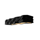 Solvane Handcrafted Solid Wood Linear Pendant Light Black - Timberustic Linear Pendant Light