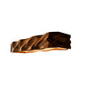 Solvane Handcrafted Solid Wood Linear Pendant Light Brown - Timberustic Linear Pendant Light