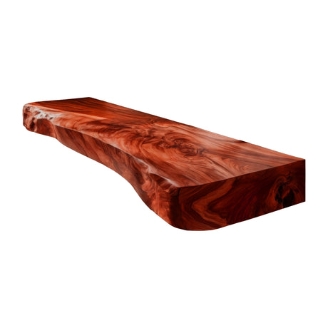 Solvane Live Edge Solid Wood Floating Bathroom Vanity Mahogany - Timberustic Floating Bathroom Vanity