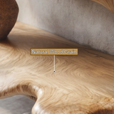 Solvane Live Edge Solid Wood Mushroom Floating Shelf SPA294023 - Timberustic Floating Shelf