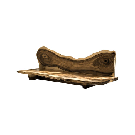 Solvane Live Edge Solid Wood Sofa Natural Oak - Timberustic Sofa