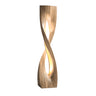 Solvane Sculpted Solid Wood Floor Lamp Natural Oak - Timberustic Floor Lamp