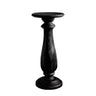 Solvane Solid Wood Pedestal Stand Black - Timberustic Pedestal Stand