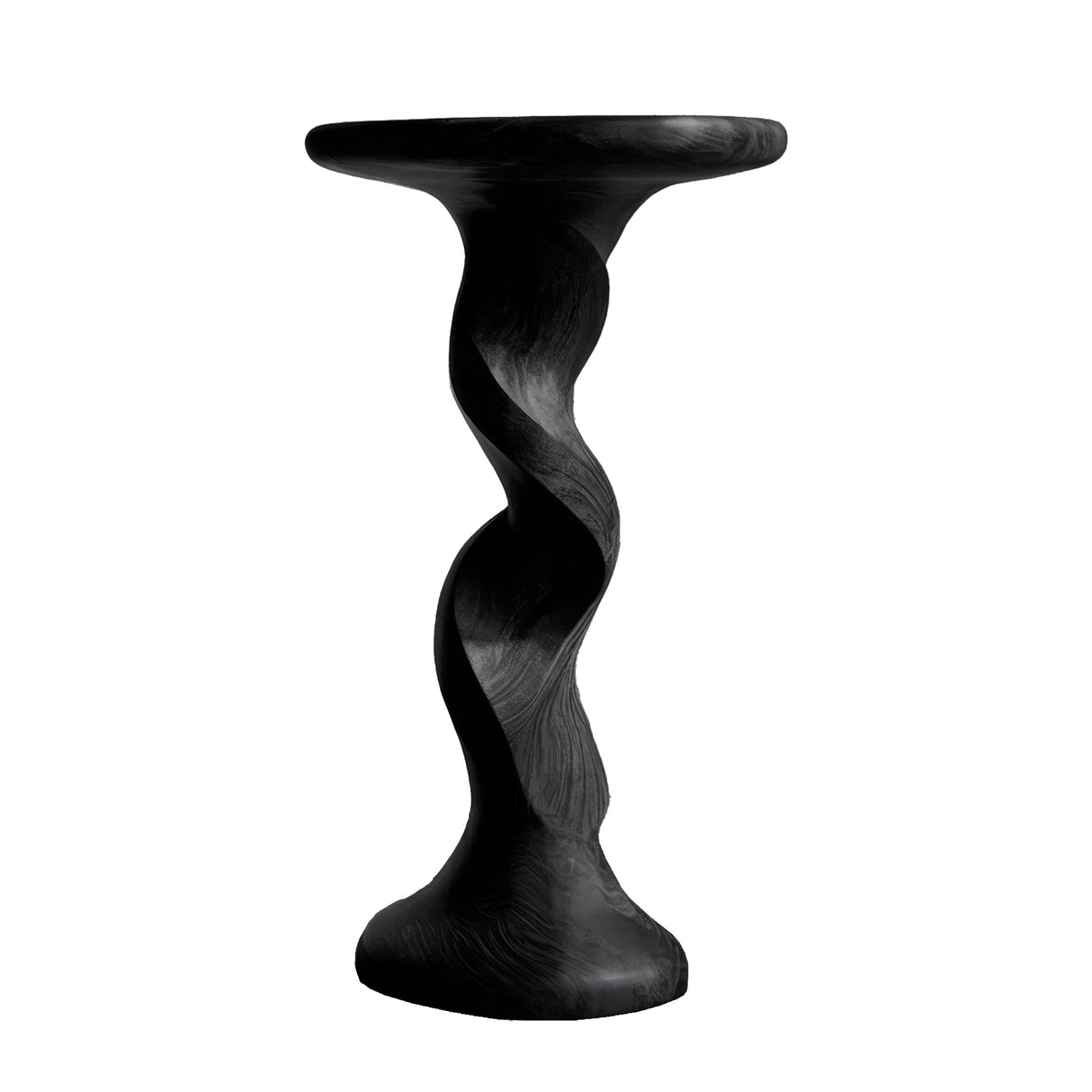 Norvyn Solid Wood Pedestal Stand Black - Timberustic Pedestal Stand