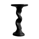 Norvyn Solid Wood Pedestal Stand Black - Timberustic Pedestal Stand