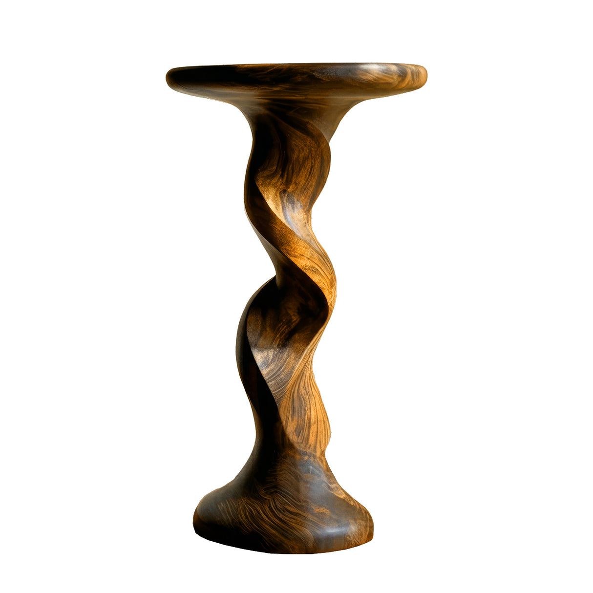 Norvyn Solid Wood Pedestal Stand Brown - Timberustic Pedestal Stand