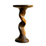 Norvyn Solid Wood Pedestal Stand Brown - Timberustic Pedestal Stand