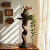 Norvyn Solid Wood Pedestal Stand - Timberustic Pedestal Stand