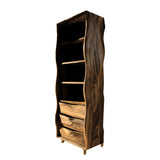 Solvara Live Edge Solid Wood Bathroom Cabinet