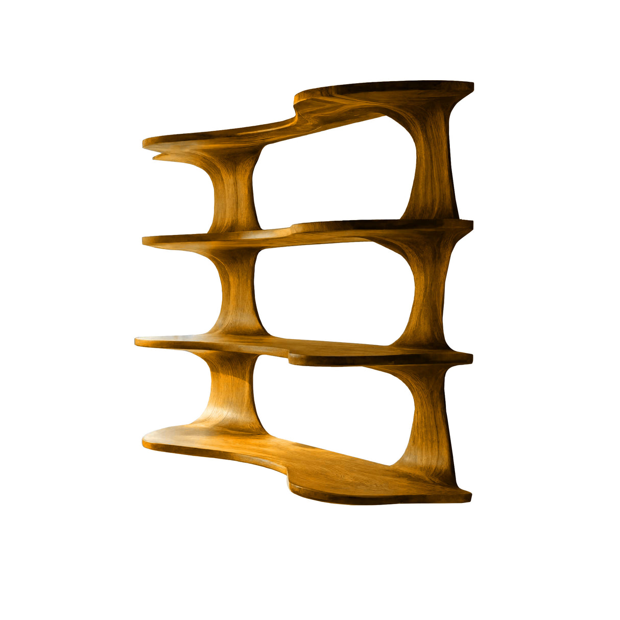 Solvara Live Edge Solid Wood Floating Kitchen Shelf Teak - Timberustic Floating Kitchen Shelf