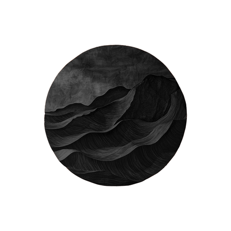 Solvara Sculpted Solid Wood Wall Art Black - Timberustic Wall Art