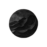 Solvara Sculpted Solid Wood Wall Art Black - Timberustic Wall Art