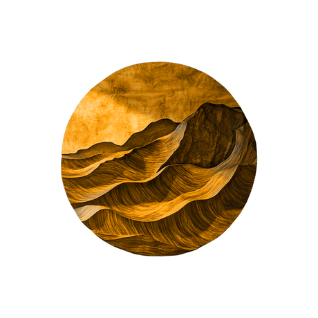 Solvara Sculpted Solid Wood Wall Art Teak - Timberustic Wall Art