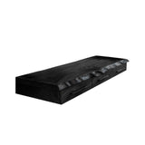 Solvaren Live Edge Solid Wood Floating Desk with Drawers