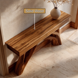 Solvarith Sculpted Solid Wood Console Table SPA923583