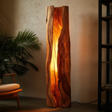 Solvaryn Sculpted Live Edge Integrated LED Wood Floor Lamp - Timberustic Floor Lamp