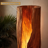 Solvaryn Sculpted Live Edge Integrated LED Wood Floor Lamp - Timberustic Floor Lamp