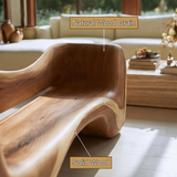 Solvayne Sculpted Solid Wood Sofa - Timberustic Sofa