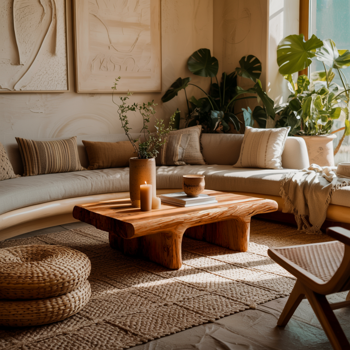 Solven Root Solid Wood Coffee Table