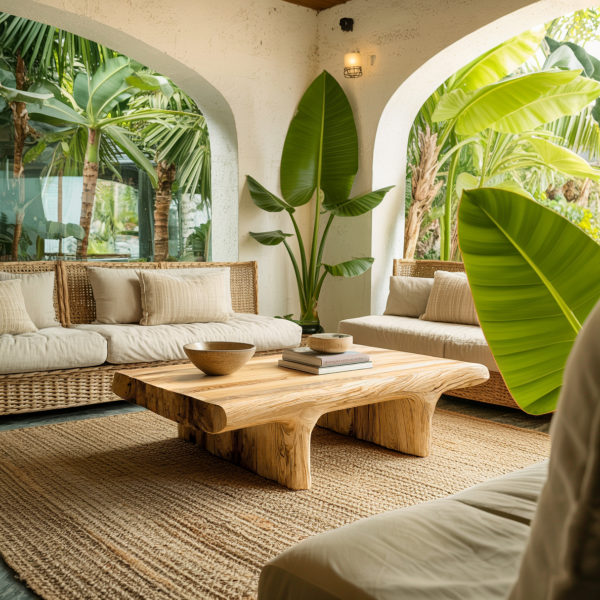 Solven Root Solid Wood Coffee Table