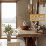 Solveth Treeform Solid Wood Freestanding Bathroom Vanity SPA318529 - Timberustic Freestanding Bathroom Vanity