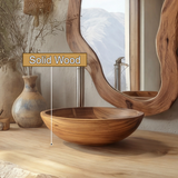 Solveth Treeform Solid Wood Freestanding Bathroom Vanity SPA318529 - Timberustic Freestanding Bathroom Vanity